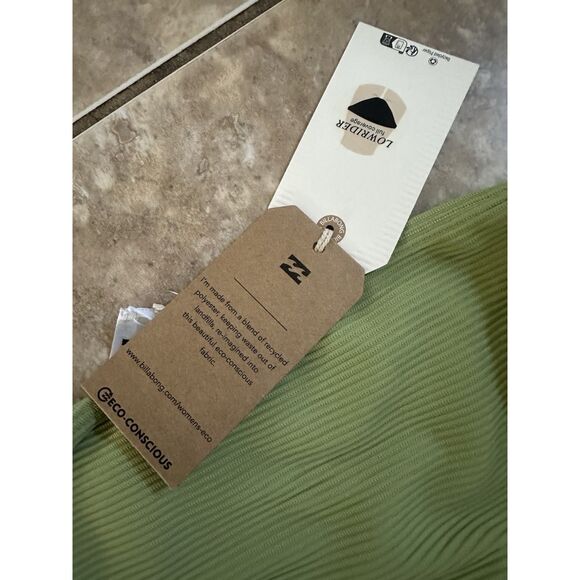 NWT Billabong M Bikini Bottom Swimwear Low Rider Eco Conscious - Picture 5 of 5